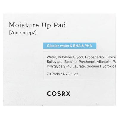 CosRx, One Step Moisture Up Pad, 70 Pads, 4.73 fl oz (140 ml)