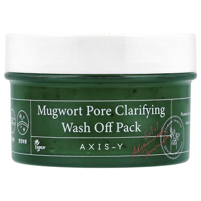 Axis-Y, Mugwort Pore Clarifying Wash Off Pack, 3.38 fl oz (100 ml)