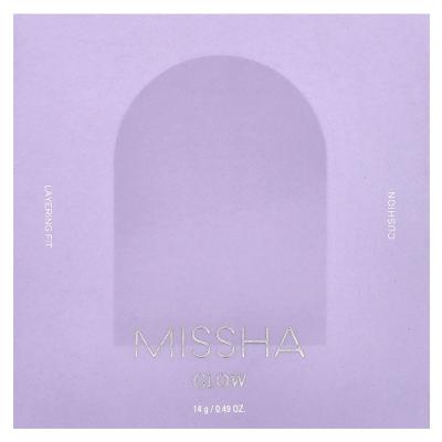 Missha, وسادة Glow Layering Fit، رقم 23 رمل، 0.49 أونصة (14 جم)