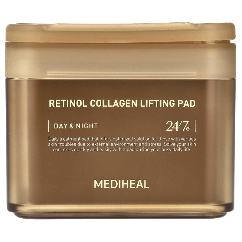 MEDIHEAL, Retinol Collagen Lifting Pad, 100 Pads