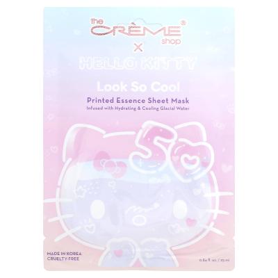 The Creme Shop, Hello Kitty®، قناع ورقي مطبوع من Essence Beauty، يبدو رائعًا، ورقة واحدة، 0.84 أونصة سائلة (25 مل)