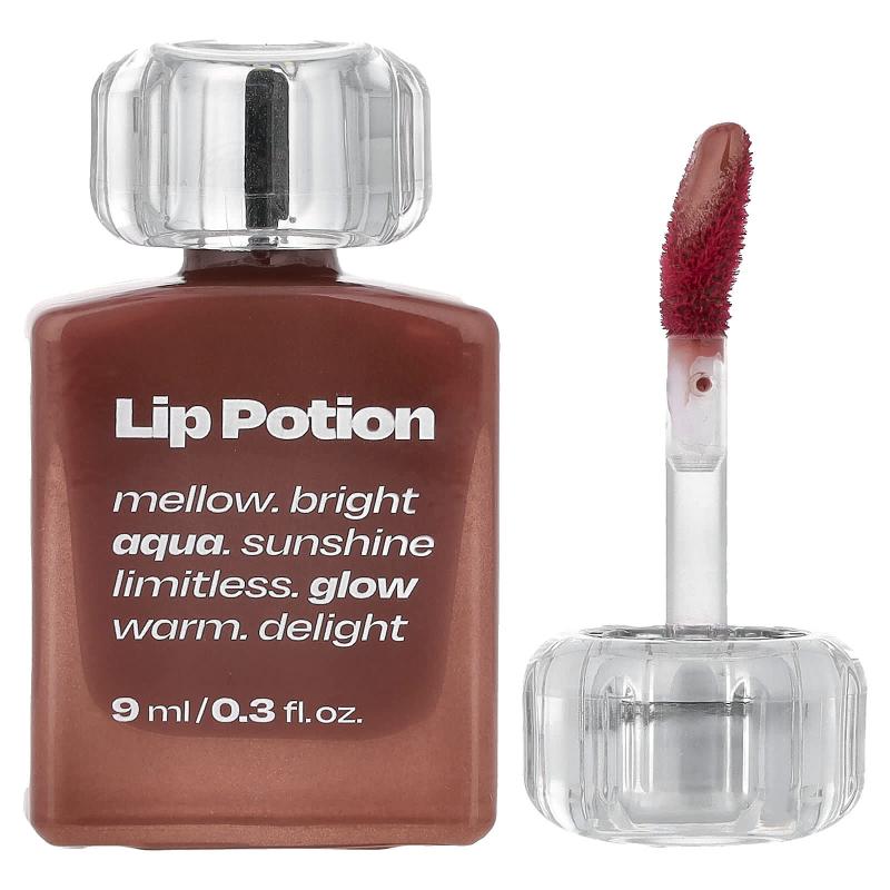 Alternativestereo, Lip Potion Aqua Glow، رقم 9 حليب جوز الهند، 0.3 أونصة سائلة (9 مل)
