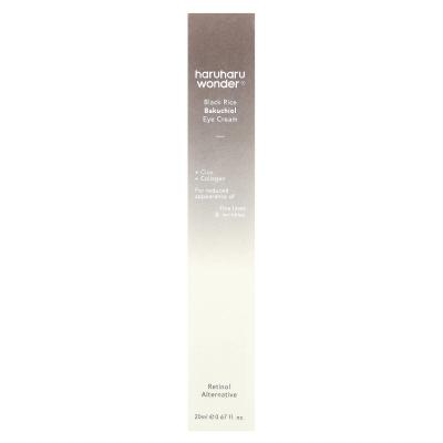 Haruharu, Wonder®، كريم العين باكوتشيول الأرز الأسود، 0.67 أونصة سائلة (20 مل)