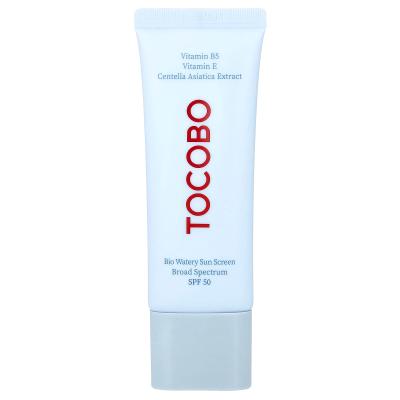 Tocobo, Bio Watery Sun Screen، عامل حماية من الشمس 50، 1.35 أونصة سائلة (40 مل)