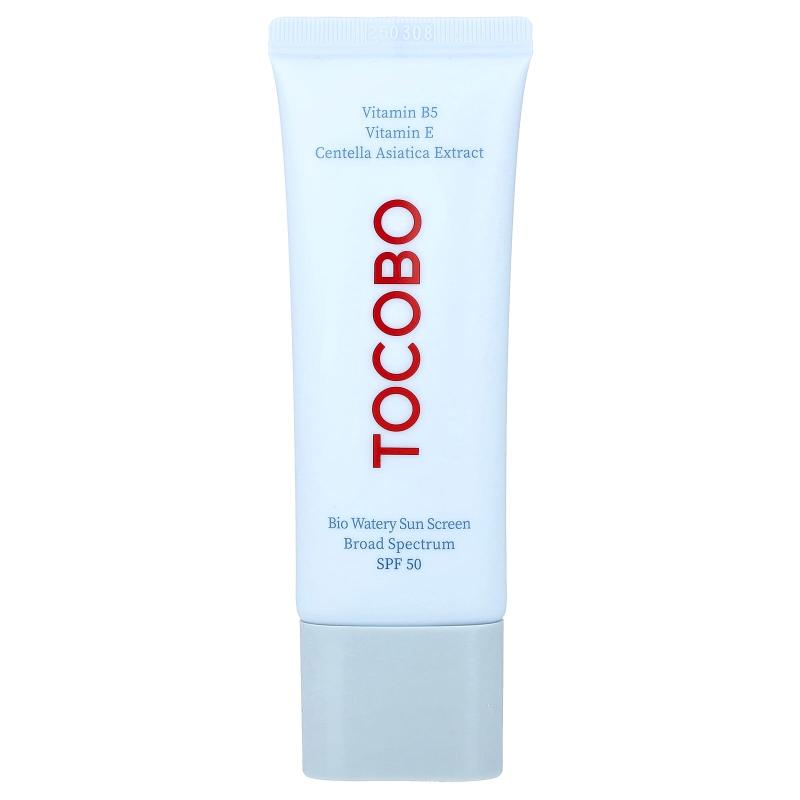 Tocobo, Bio Watery Sun Screen، عامل حماية من الشمس 50، 1.35 أونصة سائلة (40 مل)