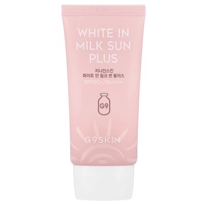 G9skin, White In Milk Sun Plus، عامل حماية من الشمس SPF 50+ PA++++، 1.35 أونصة سائلة (40 مل)
