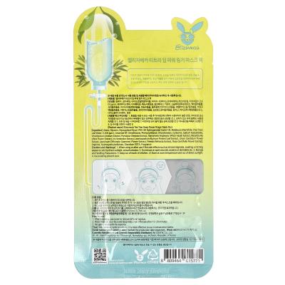 Elizavecca, مجموعة أقنعة التجميل ذات القوة العميقة لشجرة الشاي، ورقة واحدة، 0.78 أونصة سائلة (23 مل)