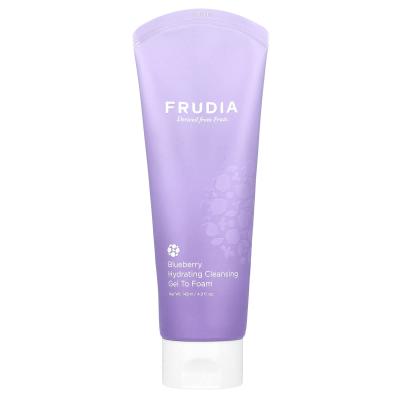Frudia, جل منظف ومرطب بالتوت الأزرق إلى رغوة، 4.9 أونصة سائلة (145 مل)