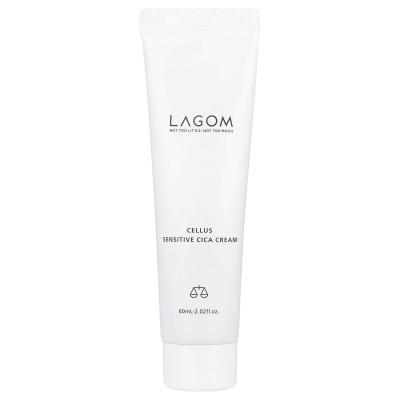 LAGOM, كريم Cellus Sensitive CICA، 2.02 أونصة سائلة (60 مل)