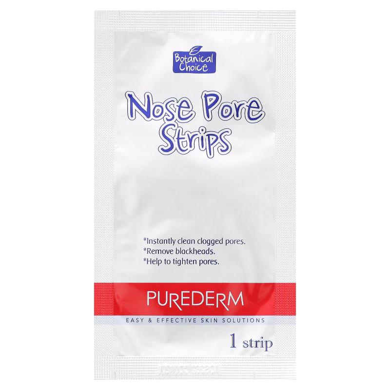 Purederm، شرائط مسام الأنف، الألوة، 6 شرائح