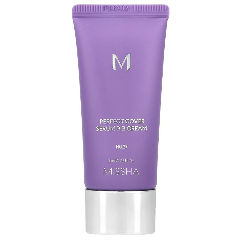 Missha, مصل التغطية المثالية B.B Cream، رقم 27 بيج عسلي، 1.18 أونصة سائلة (35 مل)