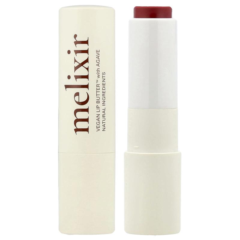 Melixir, Vegan Lip Butter™ with Agave, 06 Lust Red, 0.13 oz (3.9 g)