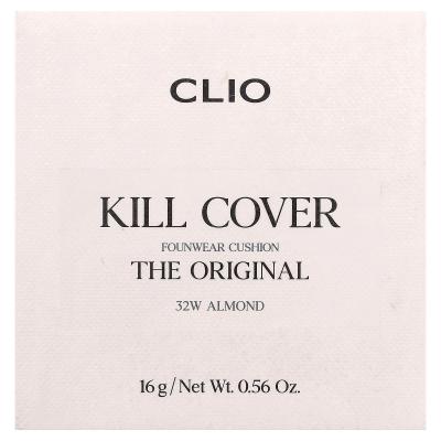 Clio, وسادة Kill Cover FounWear، 32 واط من اللوز، 0.56 أونصة (16 جم)