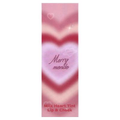 Merrymonde, ميلك هارت تينت، الشفاه والخدود، 05 حليب التفاح، 5 جم