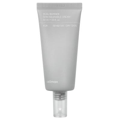 Celimax, كريم قابل للارتداء بحاجز مزدوج للبشرة، للبشرة الحساسة/الجافة، 1.69 أونصة سائلة (50 مل)