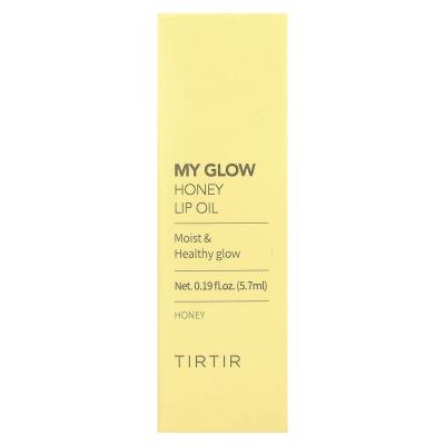 TIRTIR, زيت الشفاه My Glow Honey، 0.19 أونصة سائلة (5.7 مل)