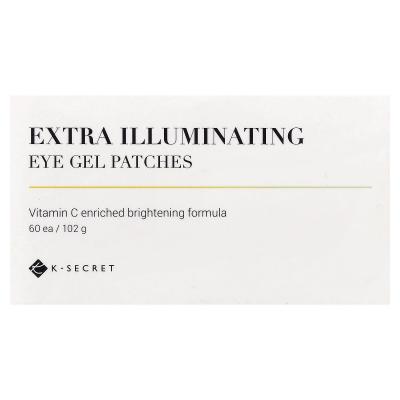 K-Secret، لصقات جل للعين، إضاءة إضافية، 60 رقعة