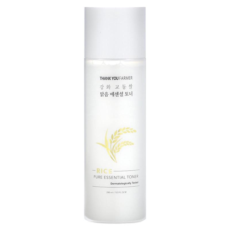Thanks You Farmer, أرز، تونر أساسي نقي، 7.03 أونصة سائلة (200 مل)