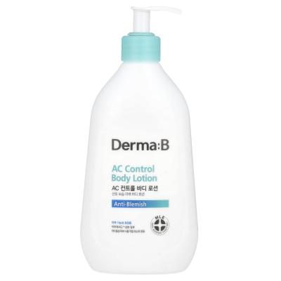 Derma:B, لوشن الجسم للتحكم في مكيف الهواء، مضاد للعيوب، 13.52 أونصة سائلة (400 مل)