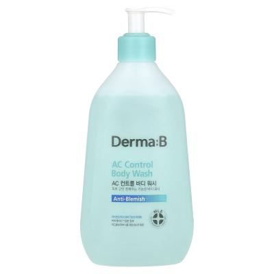 Derma:B, غسول الجسم للتحكم في مكيف الهواء، مضاد للعيوب، 14.2 أونصة سائلة (420 مل)