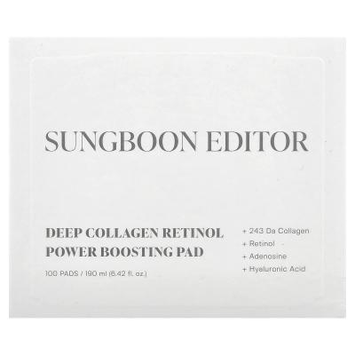 Sungboon Editor, وسادة تعزيز قوة الريتينول والكولاجين العميق، 100 وسادة