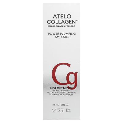 Missha, Atelo Collagen 500، أمبولة نفخ قوية، 1.69 أونصة سائلة (50 مل)