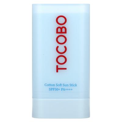 Tocobo, Cotton Soft Sun Stick، عامل حماية من الشمس SPF 50+ PA ++++، 0.67 أونصة (19 جم)