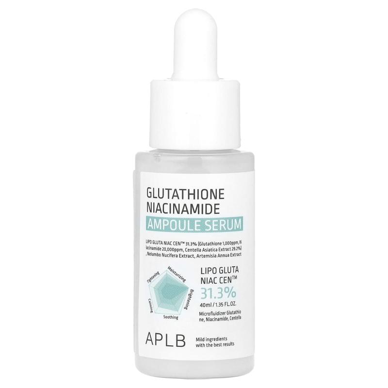 APLB, Glutathione Niacinamide, Ampoule Serum, 1.35 fl oz (40 ml)