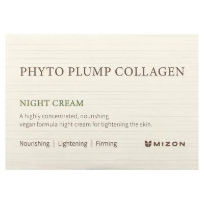 Mizon, Phyto Plump Collagen، كريم ليلي، 1.69 أونصة سائلة (50 مل)