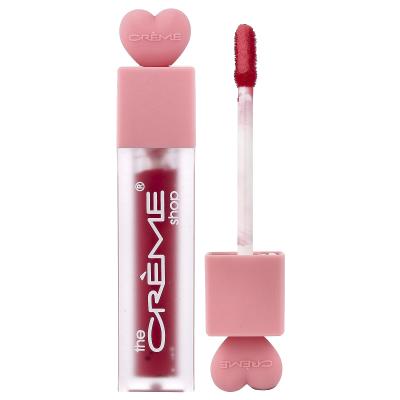 The Creme Shop, Glossy 12 HR + Lip Stain، النبيذ والعشاء، 0.194 أونصة (5.5 جم)