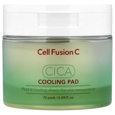 Cell Fusion C, وسادة تبريد Cica، 70 وسادة، 6.08 أونصة سائلة (180 مل)