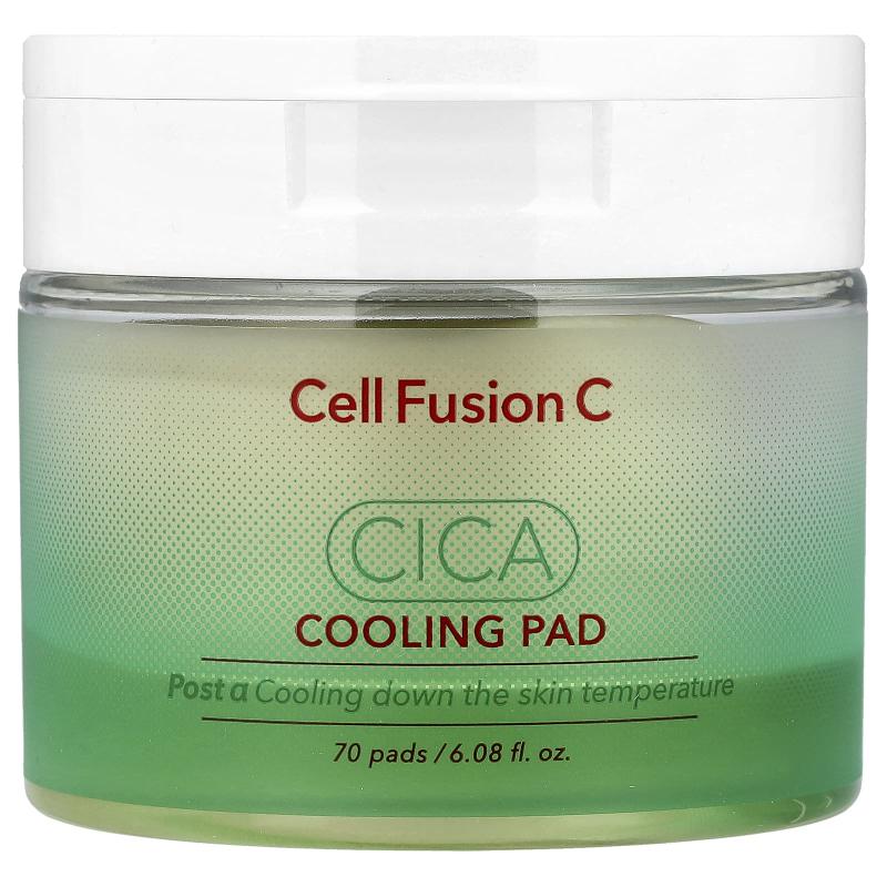 Cell Fusion C, وسادة تبريد Cica، 70 وسادة، 6.08 أونصة سائلة (180 مل)