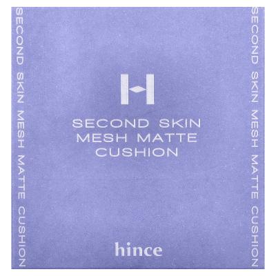 Hince, Second Skin Mesh Matte Cushion، عامل حماية من الشمس 40 PA++، 15 وردي، 0.42 أونصة (12 جم)