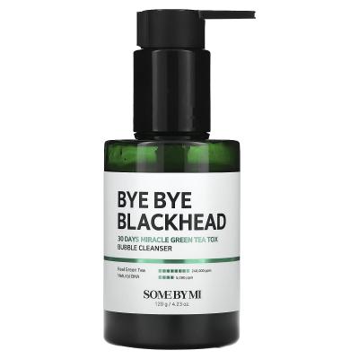 SOME BY MI, Bye Bye Blackhead 30 Days Miracle Green Tea Tox Bubble Cleanser، 4.23 أونصة (120 جم)