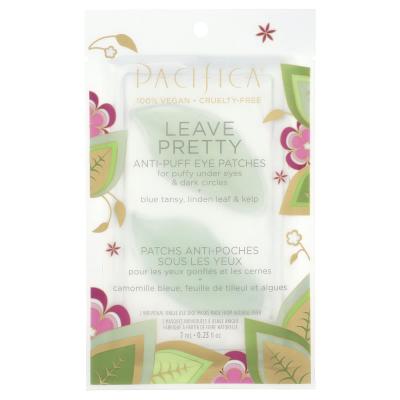 Pacifica, Leave Pretty، رقعات مضادة للانتفاخات حول العين، قناعان للبقع، 0.23 أونصة سائلة (7 مل)