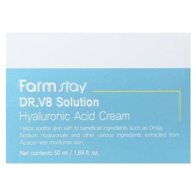 Farmstay, كريم حمض الهيالورونيك Dr. V8 Solution، 1.69 أونصة سائلة (50 مل)