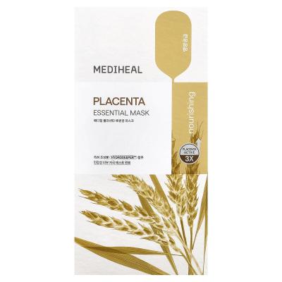 MEDIHEAL, بلاسينتا، قناع الجمال الأساسي، 10 ورقات، 0.81 أونصة سائلة (24 مل) لكل واحدة