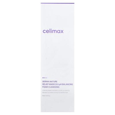 Celimax, Derma Nature Relief Madecica رغوة تنظيف موازنة درجة الحموضة، 5.07 أونصة سائلة (150 مل)