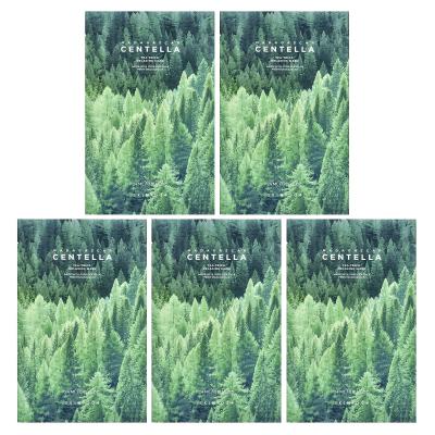 SKIN1004, مدغشقر سنتيلا، قناع الجمال المريح Tea-Trica، 5 ورقات، 0.81 أونصة سائلة (24 مل) لكل واحدة