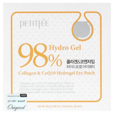 Petitfee, رقعة العين بالكولاجين وCoQ10 هيدروجيل، 60 رقعة، 2.96 أونصة (84 جم)