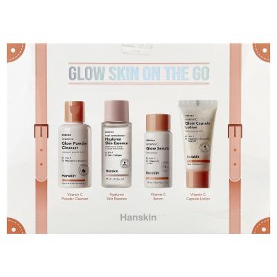 هانسكين، بشرة متوهجة أثناء التنقل، مجموعة مكونة من 4 قطع