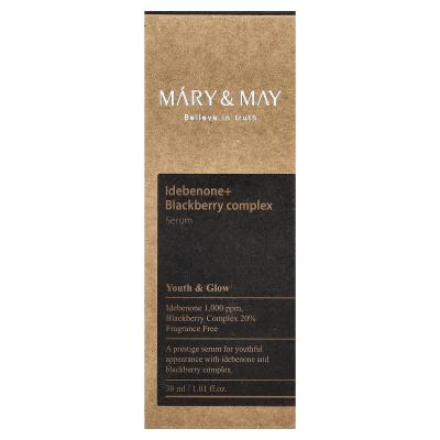 Mary & May, مصل Idebenone + Blackberry Complex، 1.01 أونصة سائلة (30 مل)