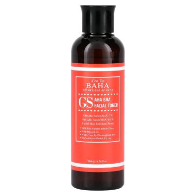 Cos De BAHA, GS, AHA BHA Facial Toner, 6.76 fl oz (200 ml)