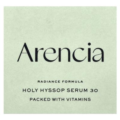 Arencia, مصل Holy Hyssop 30، لجميع أنواع البشرة، 1.76 أونصة (50 جم)
