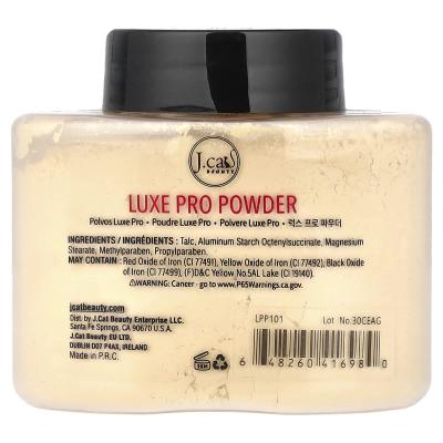J.Cat Beauty, Luxe Pro Powder، LPP101 موز، 1.5 أونصة (42 جم)
