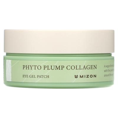 Mizon, Phyto Plump Collagen، لصقات جل للعين، 60 رقعة، 1.4 جم لكل منها