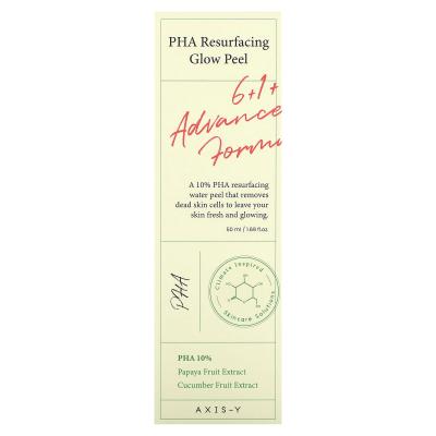 Axis-Y, PHA Resurfacing Glow Peel، 1.69 أونصة سائلة (50 مل)