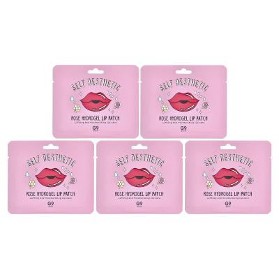 G9skin, Self Aesthetic, Rose Hydrogel Lip Patch, 5 Patches, 0.1 oz (3 g) Each