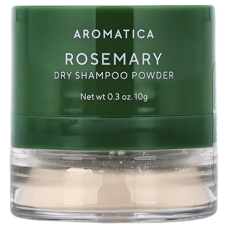 Aromatica, Dry Shampoo Powder, Rosemary, 0.3 oz (10 g)