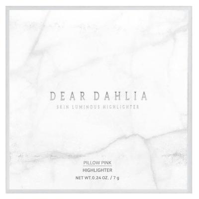 Dear Dahlia, Skin Luminous Highlighter، لون وردي وسادة، 0.24 أونصة (7 جم)